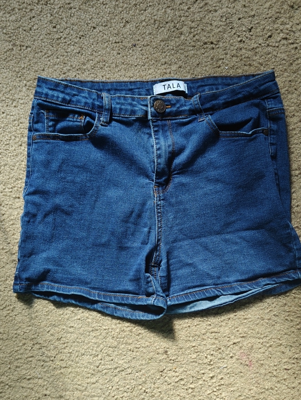TALA Women's Classic Blue Denim Jean Shorts